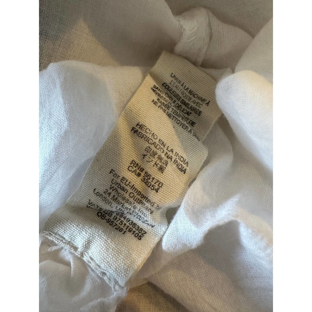 Free People Lilah Striped Printed Smocked Button Pleated Tube Midi Dress Size XS - Picture 11 of 13